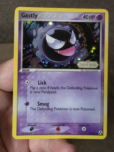 Carta pokemon tcg gastly - carta,