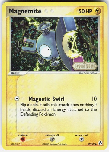 Pokemon magnemite 92 - magnemite, 59/92