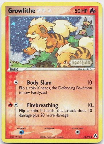 Growlithe creatore di - growlithe, 55/92