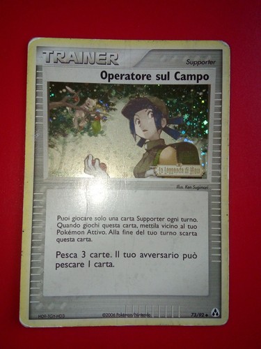 Pokemon card operatore - pokemon, sul