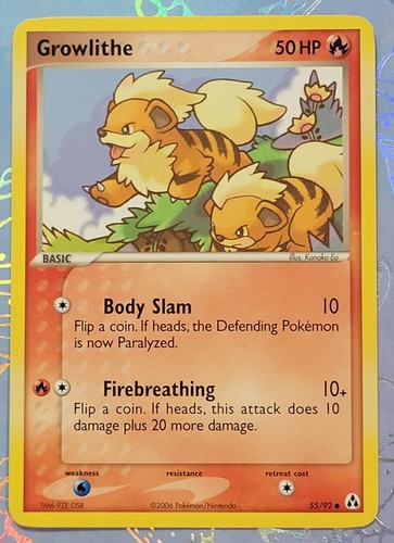 Growlithe ex legend - 55/92,