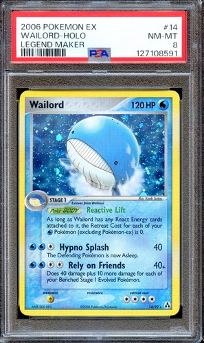 Psa wailord ex - 14/92, legend