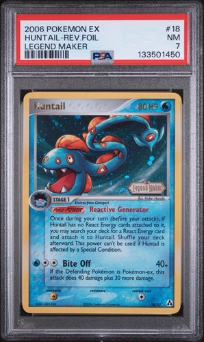 Pokemon card huntail - pokemon, reverse