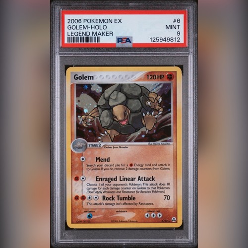 Pokemon tcg golem holo 6 - pokemon,