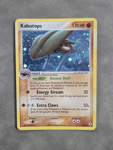 Kabutops holo rare ex - holo,
