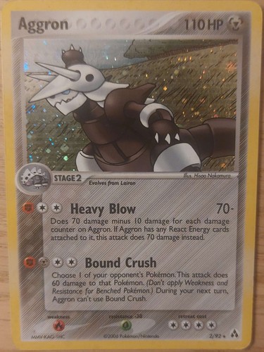 Carta pokemon aggron - ex, legend