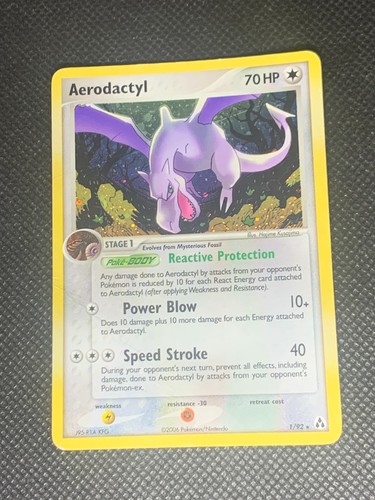 Aerodactyl holo ex - 1/92,