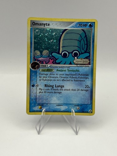 Carta pokemon omanyte 92 - carta,