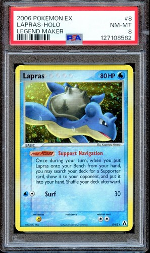 Psa lapras ex - lapras, 8/92