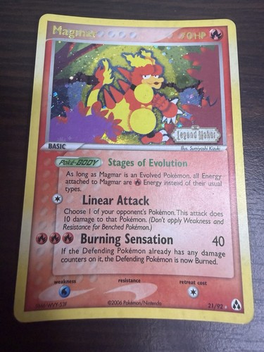 Magmar reverse holo - reverse, ex