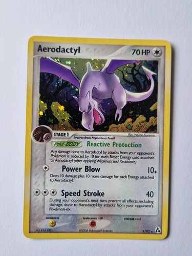 Pokemon aerodactyl holo - aerodactyl, ex