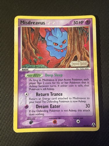 Carta pokemon misdreavus - -,