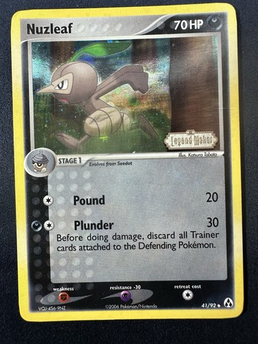 Nuzleaf reverse holo - nuzleaf,
