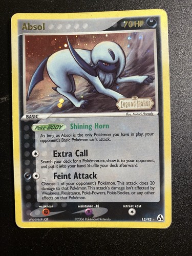 Pokemon card absol holo - card-absol, -holo-ex