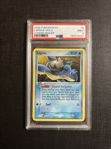 Psa mint lapras - 9,