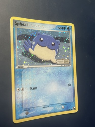 Pokemon card spheal - card,