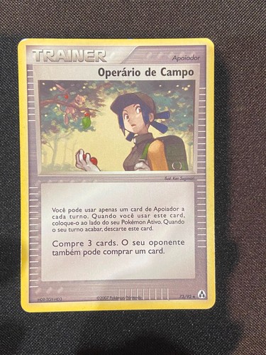 Pokémon tcg fieldworker 92 - tcg, 73/92