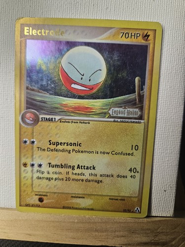 Pokemon card electrode - pokemon,