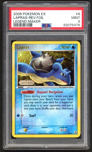 Pokemon card psa 9 lapras - pokemon,