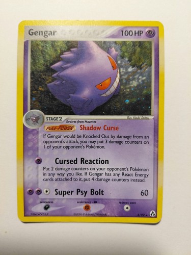 Pokemon card gengar holo - gengar,