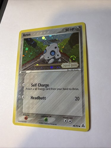 Pokemon card aron - card,