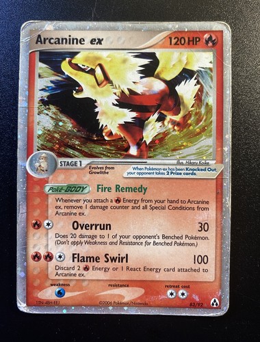 Pokemon card arcanine - pokemon, card-arcanine