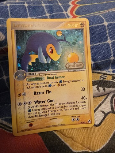Pokemon card lanturn legend - pokemon,
