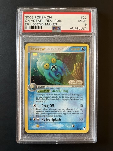 Pokémon card omastar reverse - card,
