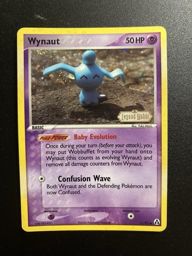 Pokemon card winaut holo ex - card-winaut, -holo-ex