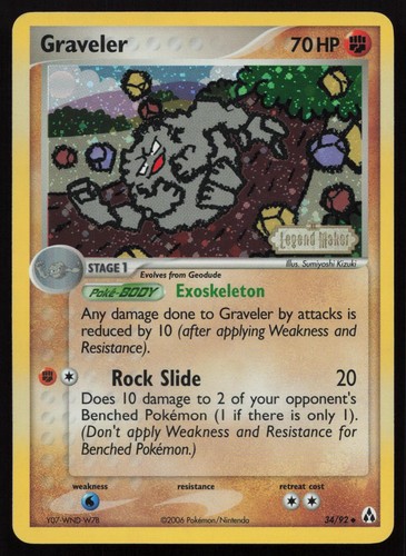 Graveler reverse holo - 34/92,