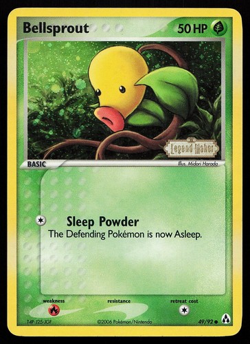 Carta pokemon bellsprout - carta,